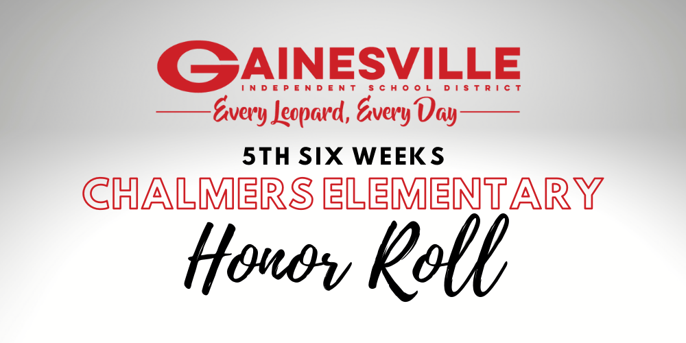 5th Six Weeks Honor Roll